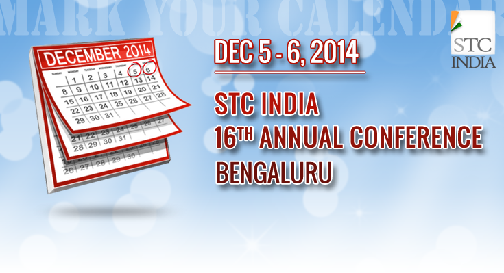 Mark your calendar for STC India’s 16th Annual Conference – Dec 5 & 6, Bangalore