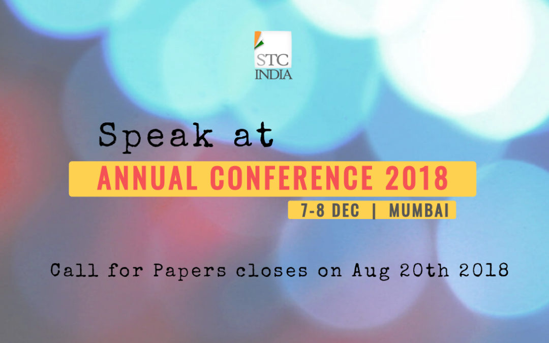 STC India Annual Conference 2018 – Call for Papers