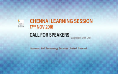 [Chennai] Learning Session on 17th Nov 2018 – Call for Speakers