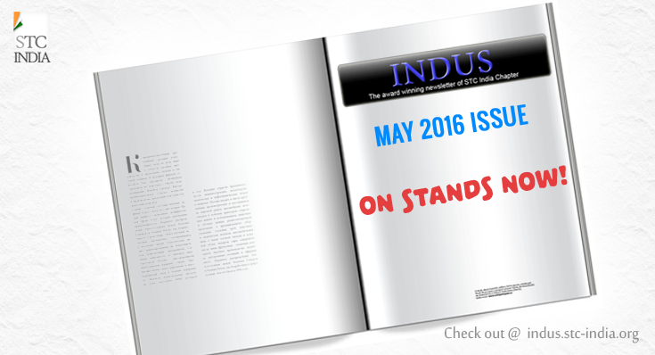[Newsletter] INDUS – May 2016 Issue Out Now!!