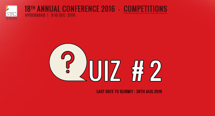 18th Annual Conference 2016 Competitions – Quiz #2